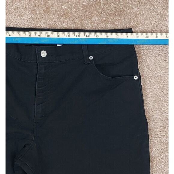 Levis 550 Black Denim Jeans 18M Relaxed Fit Boot Cut Cotton (measures 36x31) - Picture 5 of 10